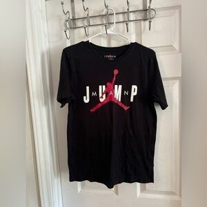 air jordan jumpman Graphic T-shirt Teenager 13-15 Yrs Old Men’s Small Black Red